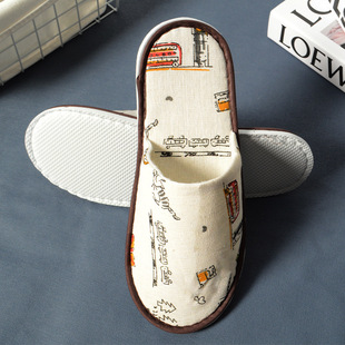 Light Luxury Hotel B&B Disposable Slippers Hotel Home Hospitality Beauty Thickened Parent-Child Children's Slippers Wholesale