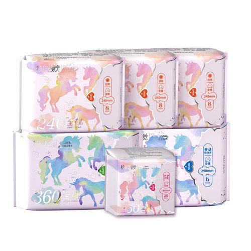 1 pack of plant-protected sanitary napkins for day and night use, 5 specifications, ultra-thin, extra-long, winged sanitary napkins, manufacturer wholesale