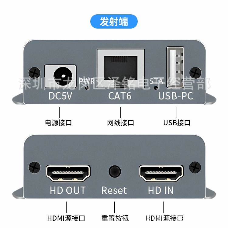 HDMI удлинитель 60 м KVM 1080p 60 Гц