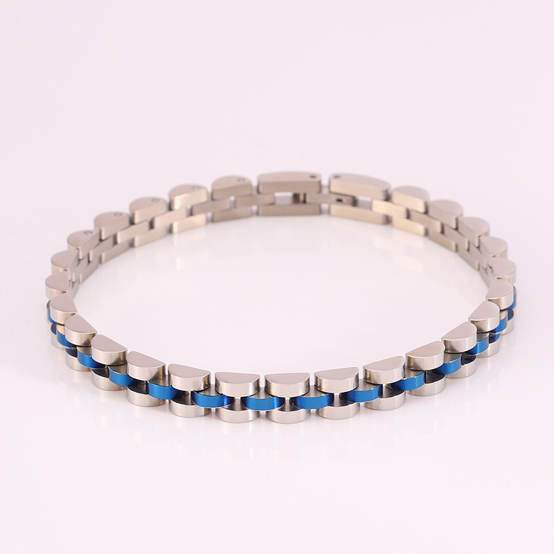 39g Weight 0.03µm-0.05µm Gold Plating Thickness PVD Coated Gold Plating Process 18K Real Gold Plated Plating Material Bracelets Classification 304 Stainless Steel Chain Material 1 Piece Quantity Business, Daily Occasion Titanium Steel Material Geometric Pattern Men's Gender Retro, Classic Style Style Plating Craft Retro Classic Style Geometric Titanium Steel Plating Men's Bracelets Men's Chain Bracelets 10