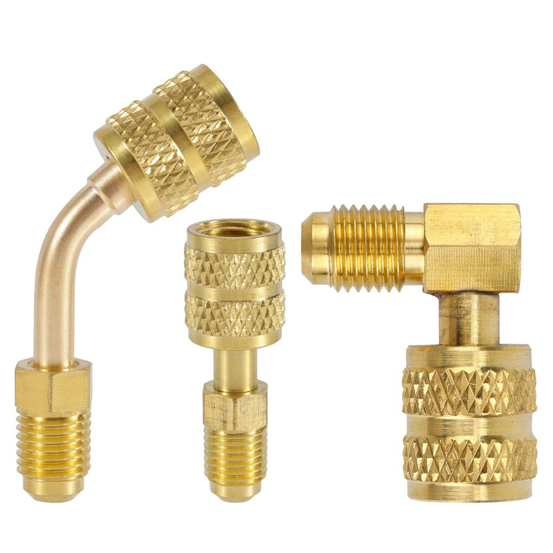 3-Piece R410A Adapter Set Suitable for Mini Split Air Conditioning Systems 5/16" Sae to 14" Sae