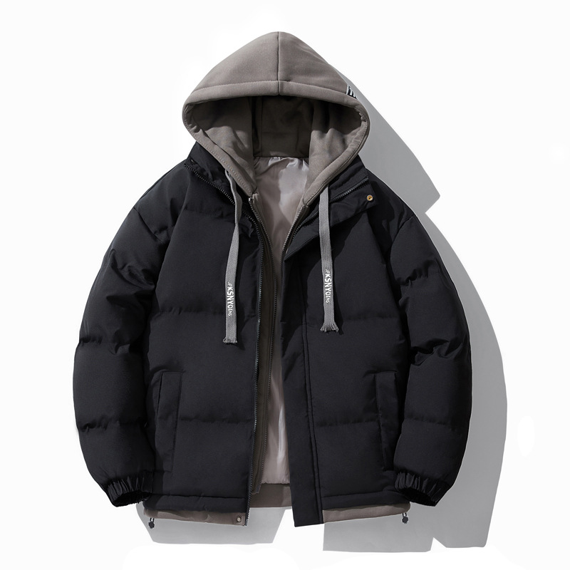 Chaqueta Acolchada para Hombre de Poliéster Engrosada Térmica para Invierno