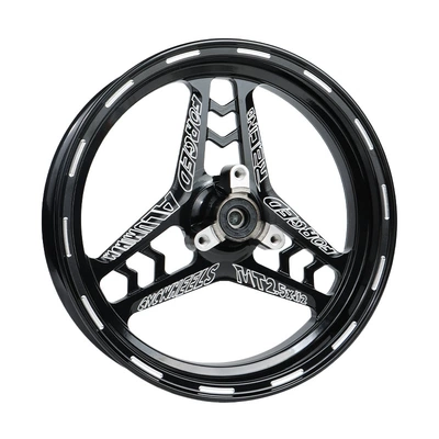 Mantianxing Motorcycle Wheel Hub 12inch Modified for Niu N1S U+B Front Wheel Rim U2 Ninebot Mmax110P (Motorcycle wheel hub) - sirius-wheels-12-inches-25-black