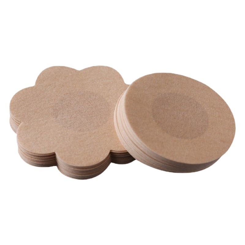 Desechable pezón pegatinas no tejido ultra delgado transpirable pecho pegatinas anti-Bump pezón pegatinas fábrica al por mayor logotipo personalizable