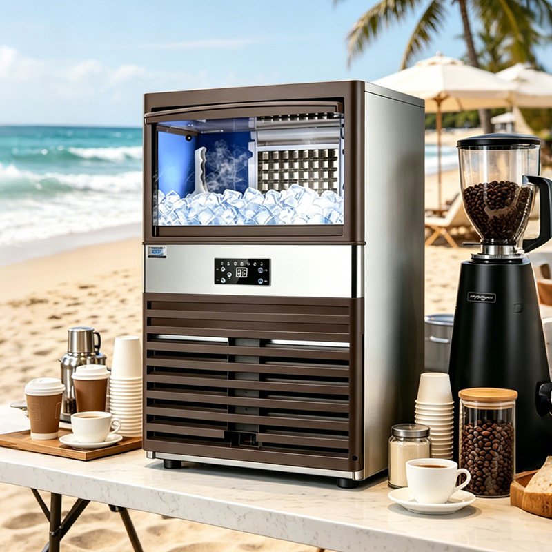 Acab factory direct supply bar KTV fast ice restaurant beverage milk tea ice machine milk tea shop ice machine
