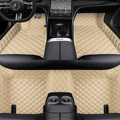 A180L Gla20 Glb220 Glc300L: Ayaqaltılar (Kovriklər) - beige-single-layer-foot-pads