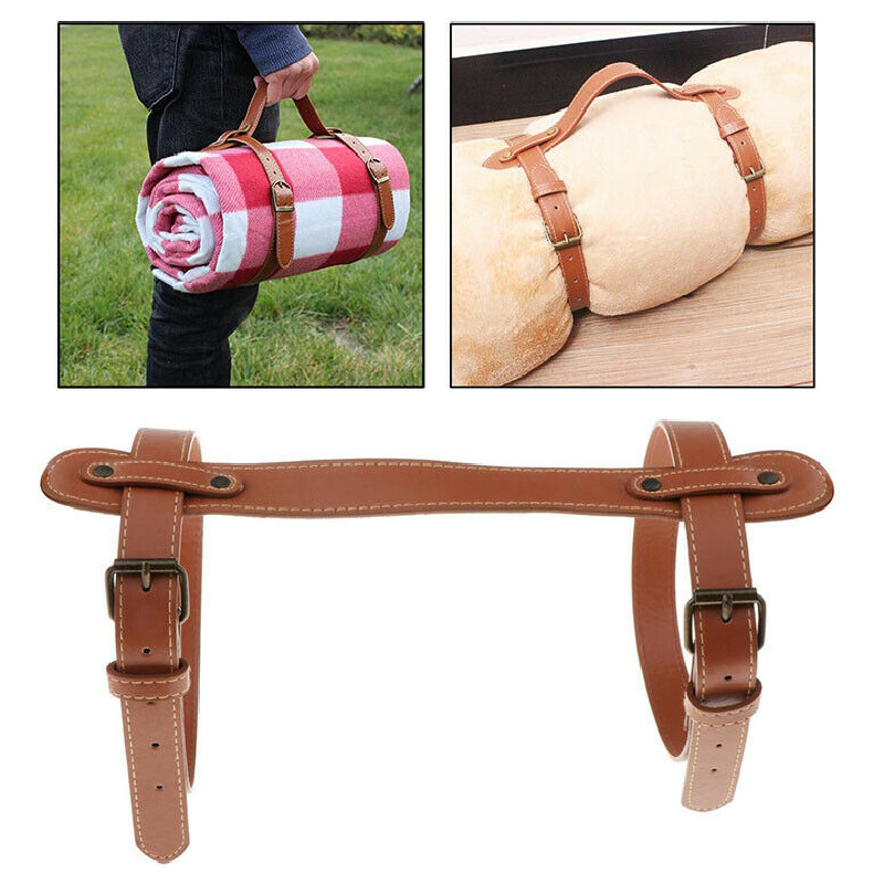 PU cuero al aire libre camping yoga Mat correa de la correa de yoga Correa portátil correa de yoga ajustable