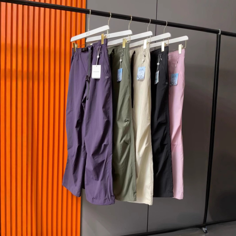 Jiaojia Cool Pants Women's Pf50+ with Detection Paratrooper Pants Cool Sunscreen Workwear Straight-Leg Pants