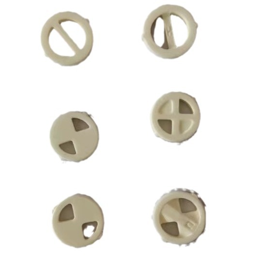 Three-piece ceramic piece set