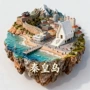 秦皇岛景点旅游金属冰箱贴