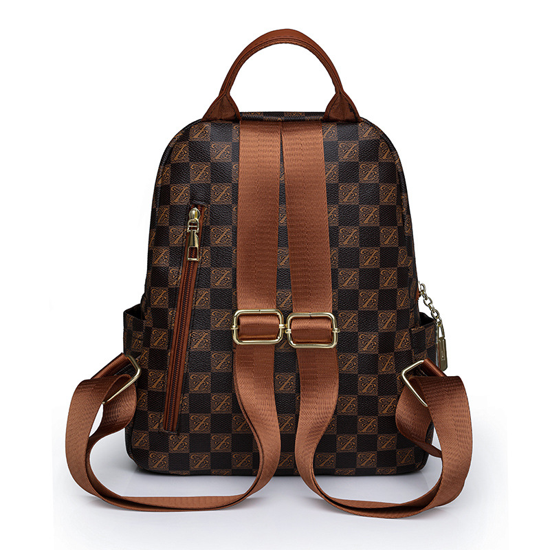 2023 invierno nuevo estilo casual señoras cuero suave mochila moda salvaje urbano viaje mochila mochila escolar marea