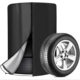420D Oxford cloth tire cover silver coated four-in-one tire cover multi-layer silver coated waterproof tire cover waterproof zipper