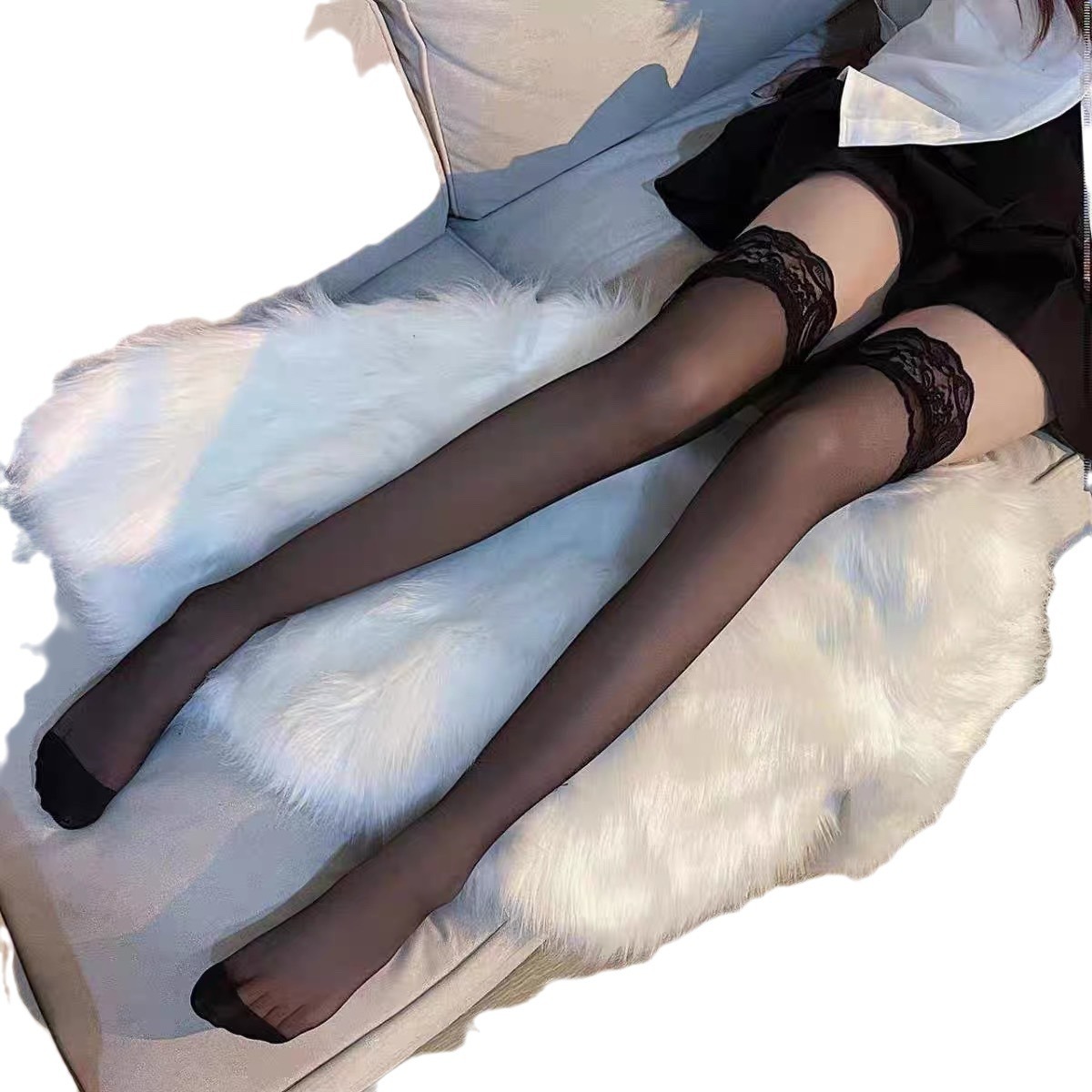 plus size sexy stockings open file black silk hand tear stockings women's emotional open file pantyhose sexy pantyhose A02