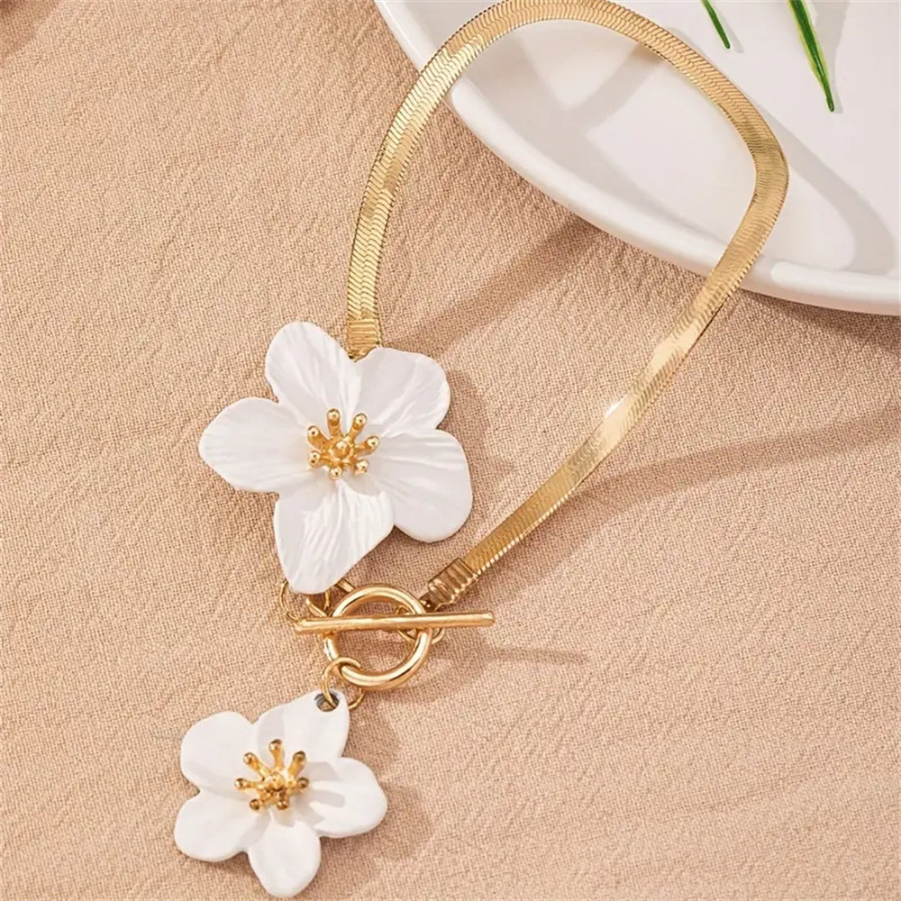 Women's Gender Wholesale Jewelry Elegant Hip-Hop Ethnic Style Foot Flower Alloy Anklet