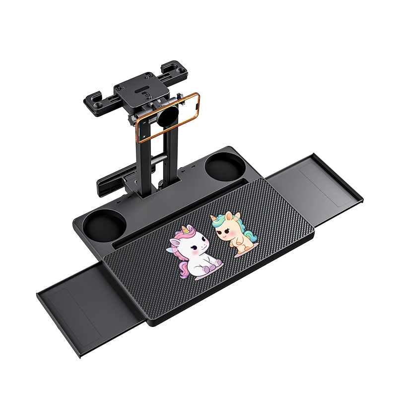 Table Foldable Rear: Qìchē Car table board - a16-pink-pony-magnetic-style