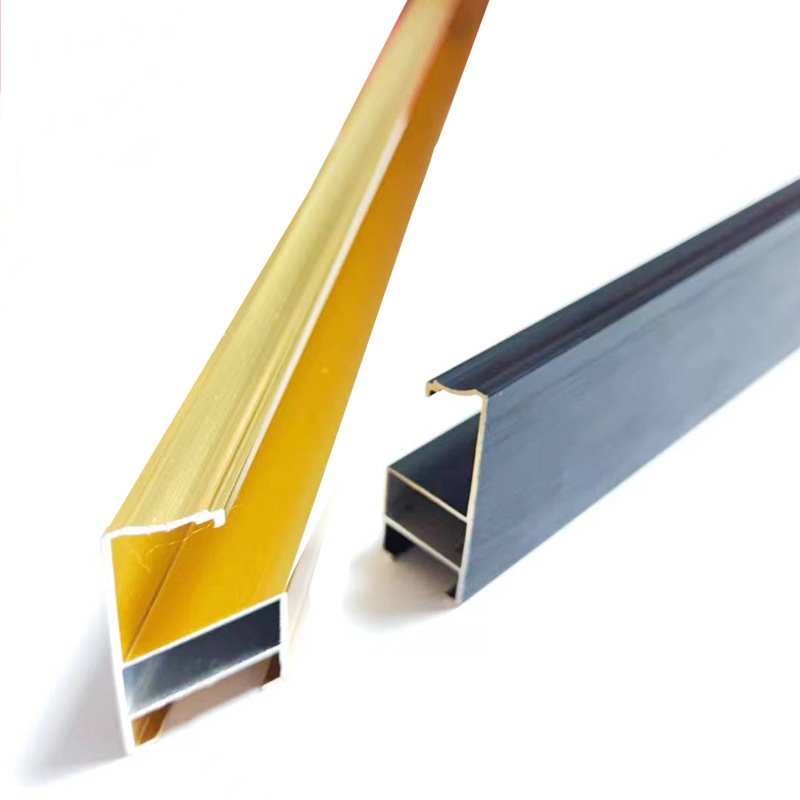 Aluminum Alloy Decorative Framed Poster with Wire Edge, Crystal Picture Frame Manufacturer, Small Flower Border Frame for Xuanquè Aluminum Industry Wire Drawing Aluminum Alloy