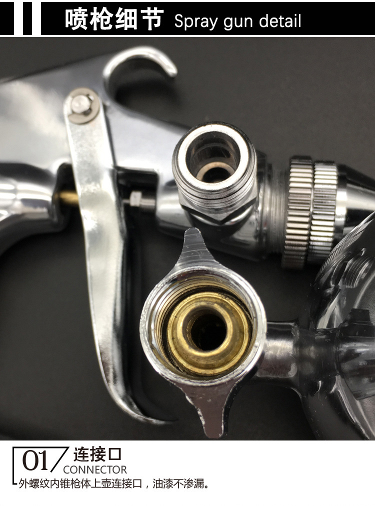 Free Shipping Original Small Spray Gun K3 R2 Spray Paint Gun 0.5 Caliber Leather Repair Spray Gun Small Area Wholesale