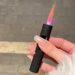 【一件】小型円形押しライターの空気入れ夜光空気入れ防風小型創意個性が自慢です。