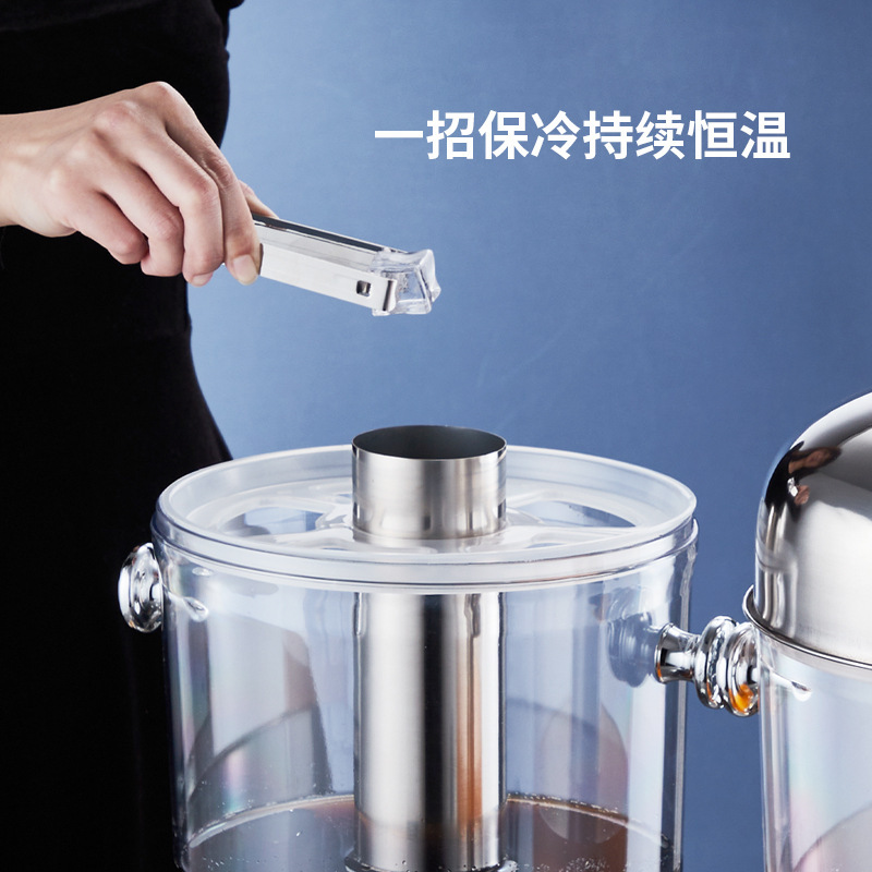 ステンレスビュッフェのジュース鼎業務用ホテルの蛇口付き大容量の冷たい飲み物機のシングルヘッドのダブルヘッドのジュース桶|undefined