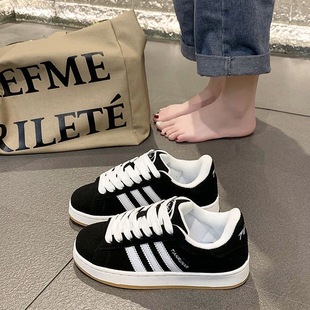 Support foreign trade generation sports board shoes women's 2025 summer new thick-soled Joker couple small white shoes flat-soled school