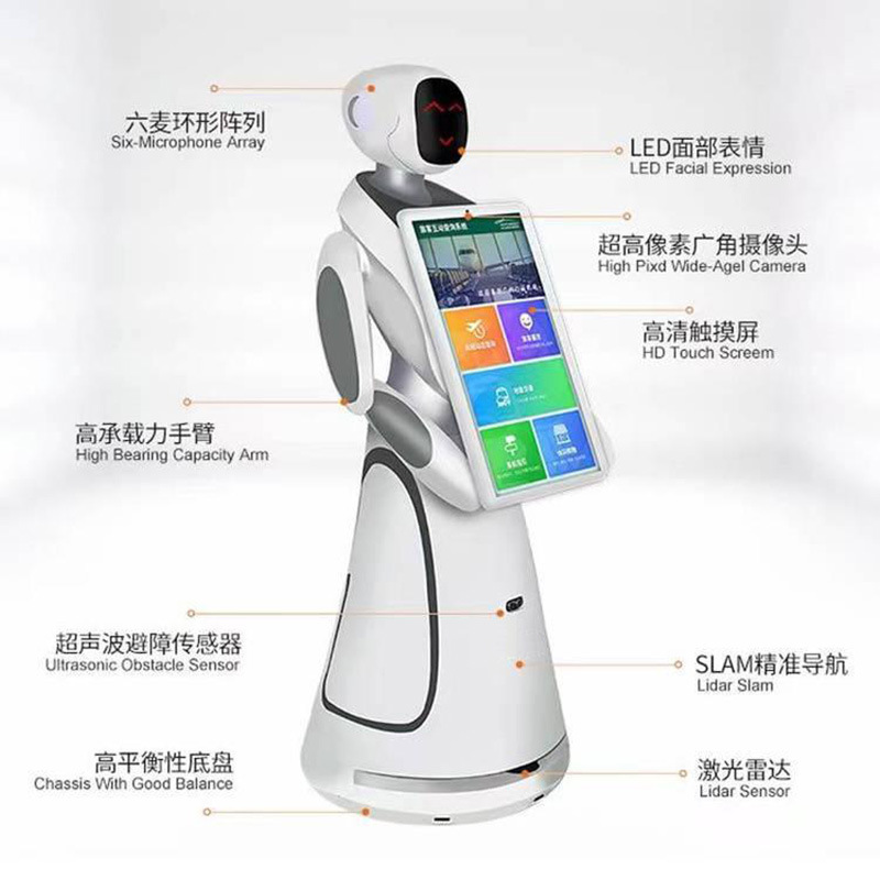 医院导医诊导医用 科技医疗服务机器人 迎宾接待机器人