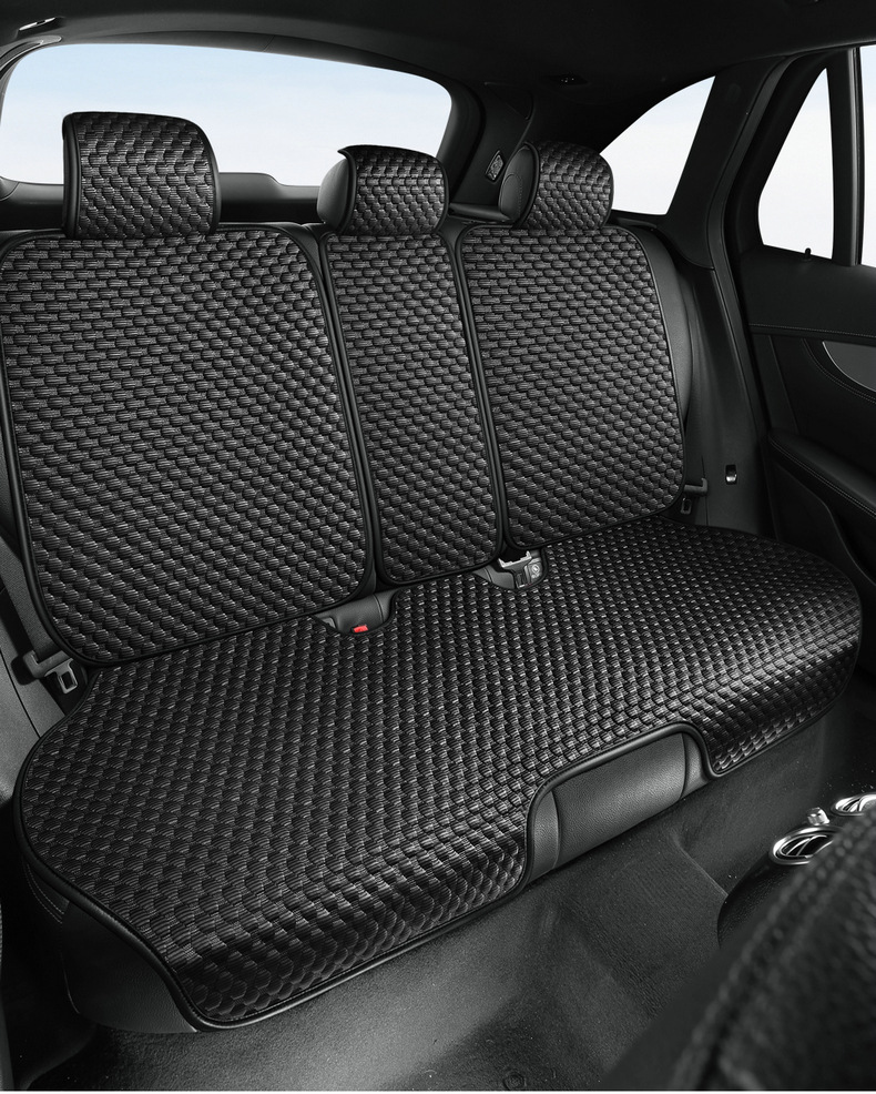 2026 New Model All-Season Cartoon Ice Bean Cool Breathable Ice Silk Single Seat Multi-Piece Car Seat Cushion Set