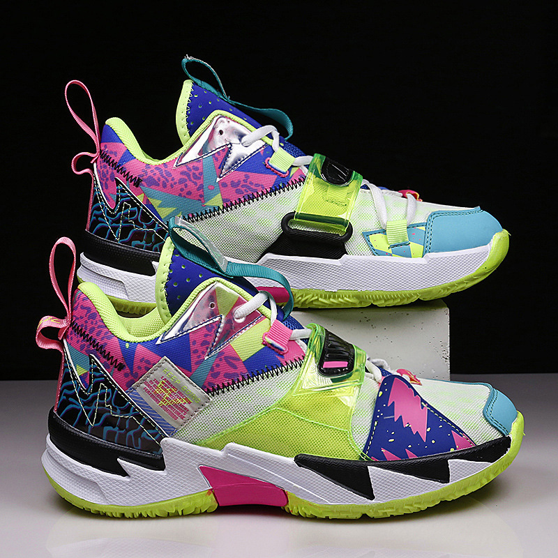 Zapatillas de Baloncesto de Caña Alta para Jóvenes con Suela de Caucho, Transpirable, para Deportes y Uso Casual