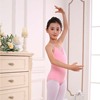 Children's dance clothing summer sling ballet slim dance service girl opening crotch practice testing conjoined gymnastics uniform