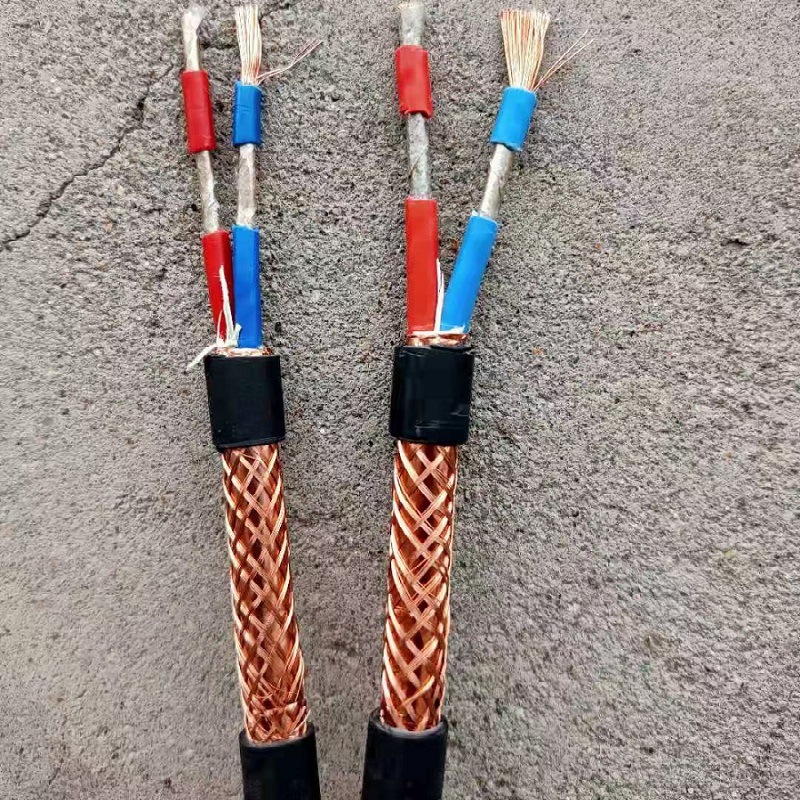 NH-RVVP耐火屏蔽线2芯*0.75 1 1.5 2.5平方铜芯电线消防线NHRVVP