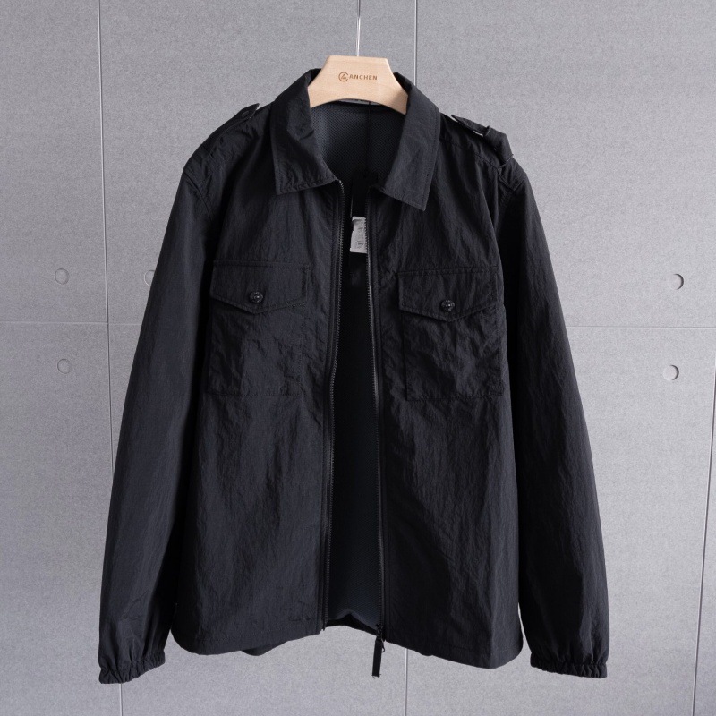 Velvet mesh Epaulettes nameplate chaqueta de tela de tela de vello insignia chaqueta