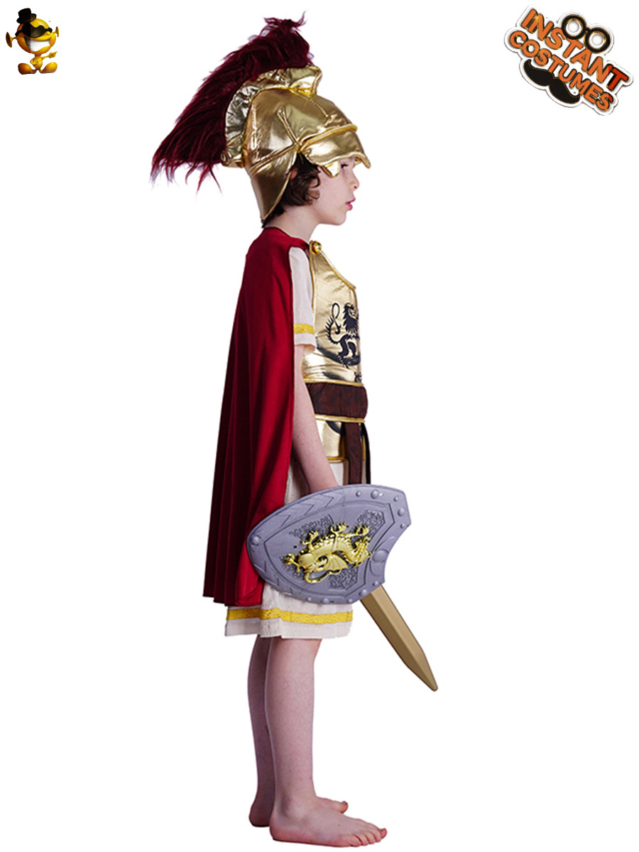 Mercancía transfronteriza de Halloween Cosplay ropa niño dominante poderoso Pequeño Guerrero niño general traje