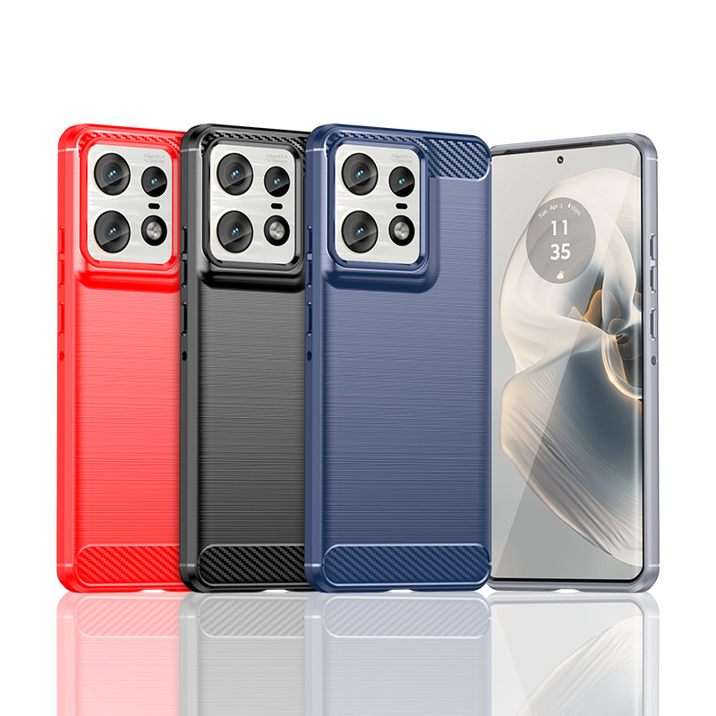 For MOTO Edge50Pro Phone Case G04S Phone Case G04 5G Soft Silicone Carbon Fiber Brushed Full For MOTO Edge50Pro Phone Case G04S Phone Case G04 5G Soft Silicone Carbon Fiber Brushed Full