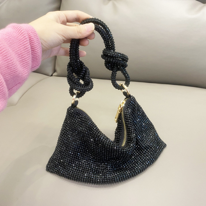 Women's Small All Seasons Pvc Solid Color Fashion Square Zipper Underarm Bag display picture 86