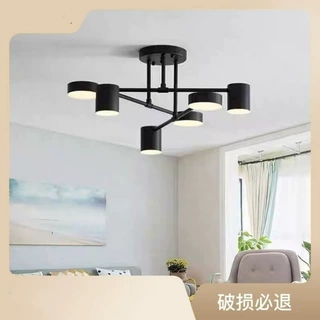 北欧卧室吸顶灯客厅灯简约大气家用书房酒吧创意现代铁艺灯饰