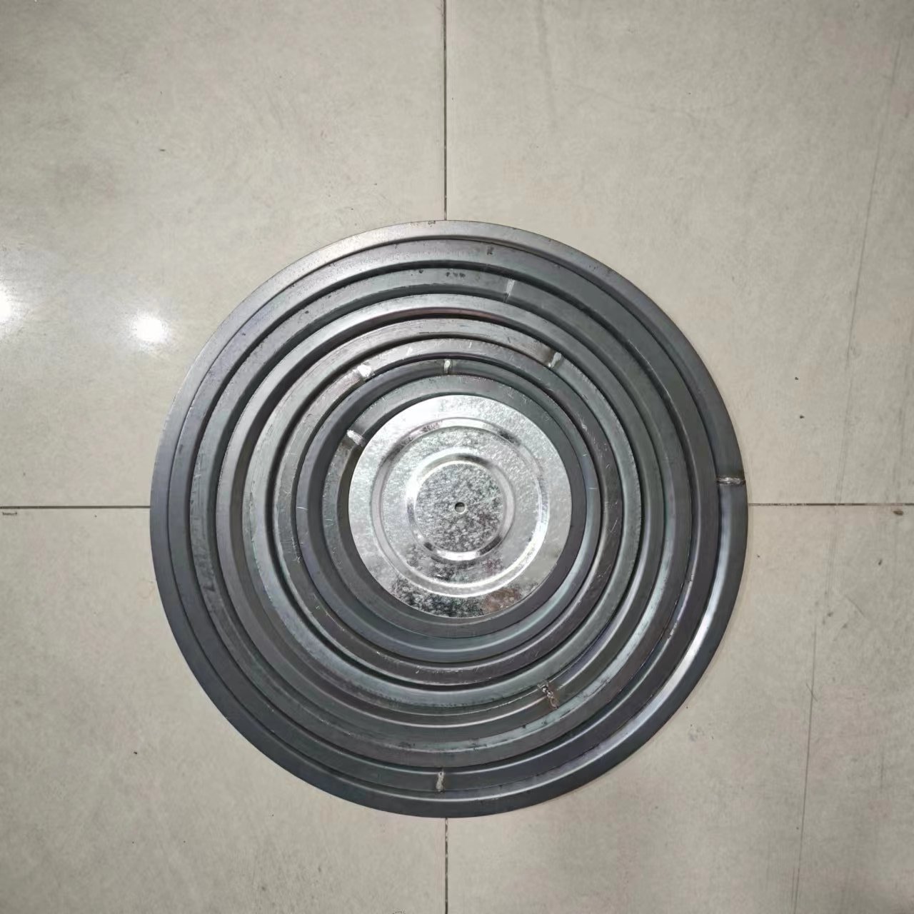 furnace ring firewood furnace ring heating furnace ring thickened flange gasket iron ring furnace cover earth hearth ring hearth iron ring pad