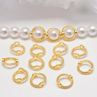 18K�����p���黨Ȧ����Ȧ 14K����ɫֱ�״���A�h�^��ȦDIY���