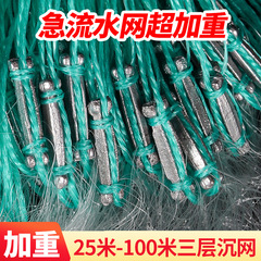重さ3層の沈網重さ魚の尾が激流網魚網にくっついて網網網網網をかけて網のフナ網を捕る網