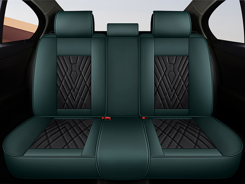 2023 new car seat cushion four seasons universal high-end delicate nappa leather full surround perforated breathable seat cover cushion
