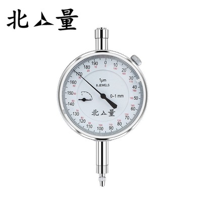 北量千分表0-1mm小表盘百分表一套高精度0.001千分指示表头高度规
