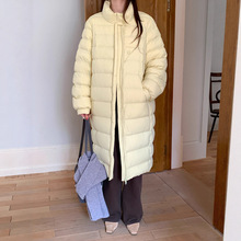 保暖过冬加长款过膝立领排骨羽绒服女冬季新款高级感超好看大被子