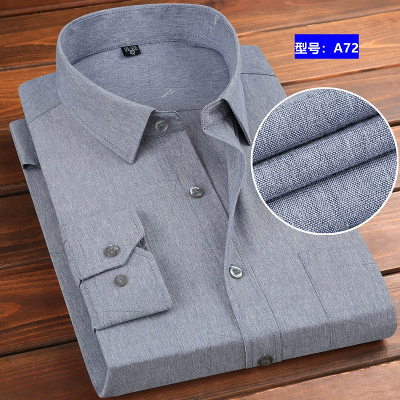 Shirt, for middle-aged man, floral print, Korean style
