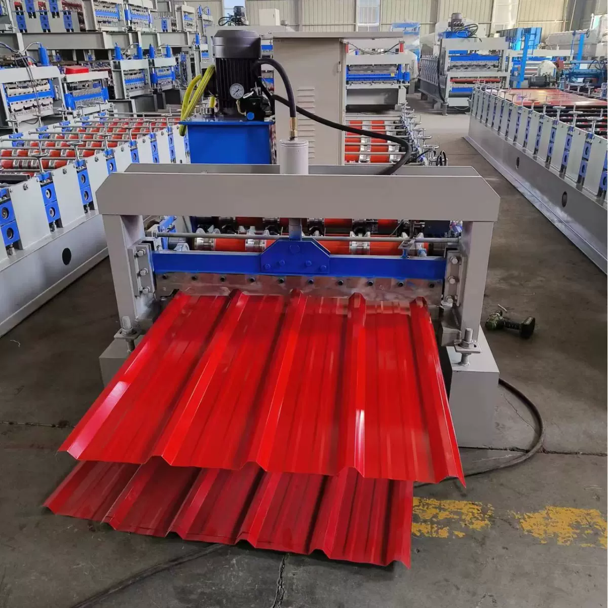 金属成型设备 彩钢板冷弯成型型材机 彩钢瓦设备厂家加工