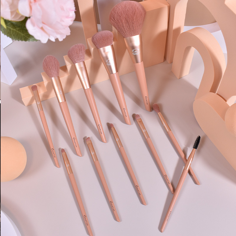 CE Same item Cosmetic brush wholesale goods in stock 11 Cosmetic brush Brush set live broadcast Matching One piece On behalf of