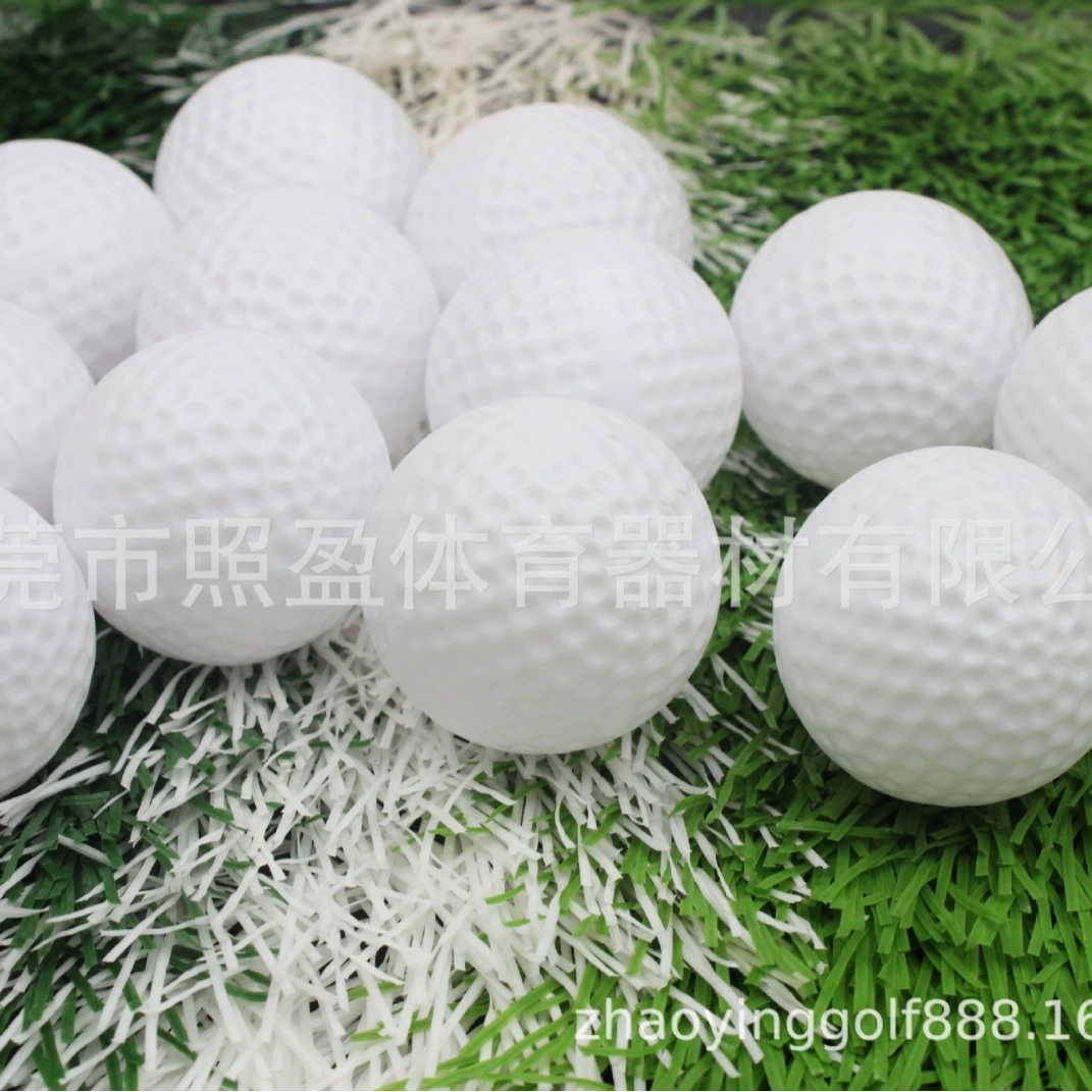Производители поставляют полый мяч для гольфа в помещении тренировочный мяч пластиковый мяч без отверстия игрушечный мяч 42 мм