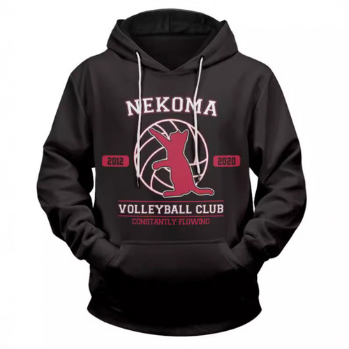 Southeast Asian Anime Volleyball Team Uniforms for Seijo High School - 3D Digital Hooded Sweatshirts