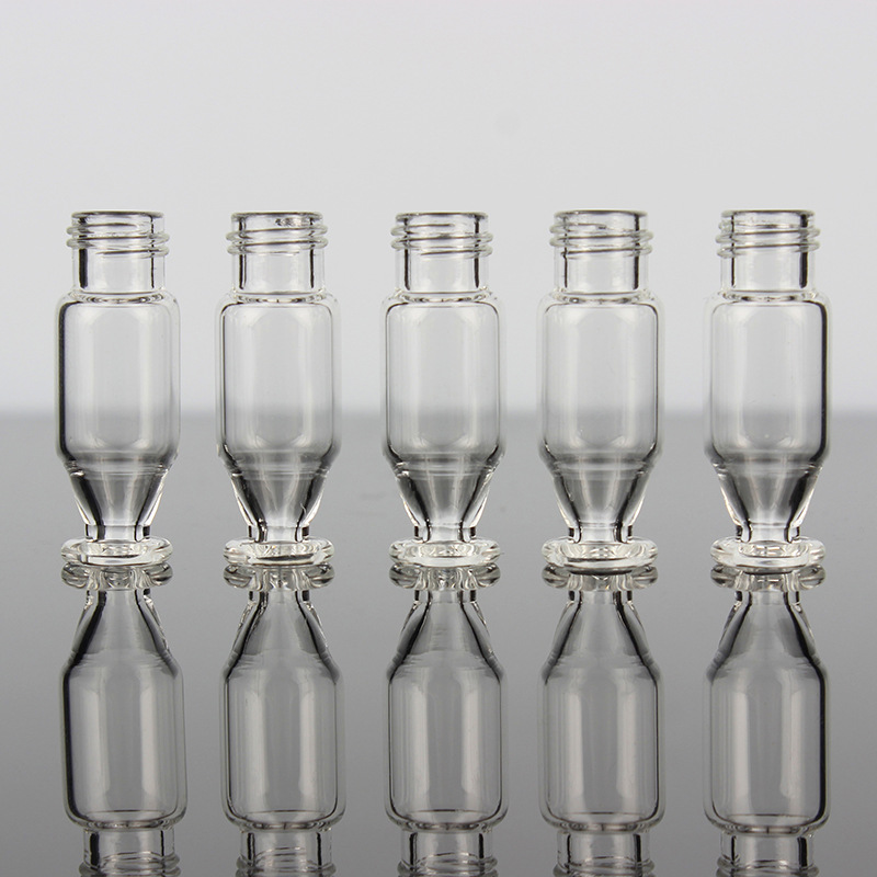 批发酒杯底实验耗材螺口透明全回收玻璃瓶酒杯底进样瓶