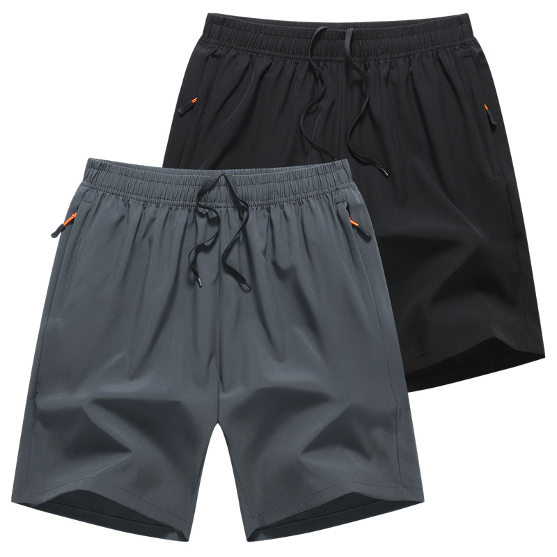 Pantalones de verano sueltos para hombres delgados versátiles 5 pantalones cortos casuales grandes pantalones cortos transpirables secos rápidos mayoristas