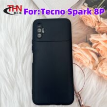 适用于传音 TECNO SPARK 8P全磨砂手机壳TPU皮套彩绘素材黑色软壳