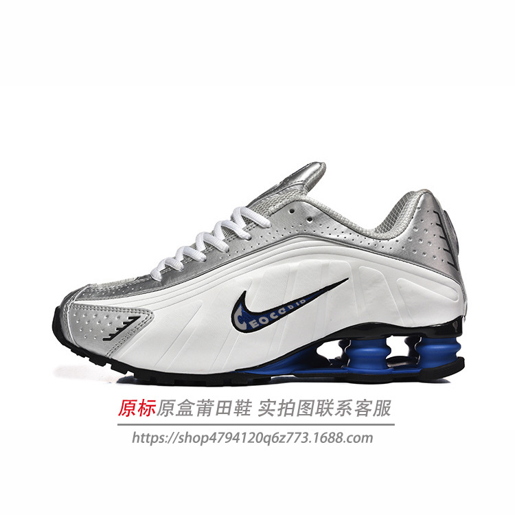 Mayorista puro transfronterizo columna de aire Shox R4 primavera amortiguación correr ocio transpirable zapatillas deportivas de comercio exterior hombre 40 - 46