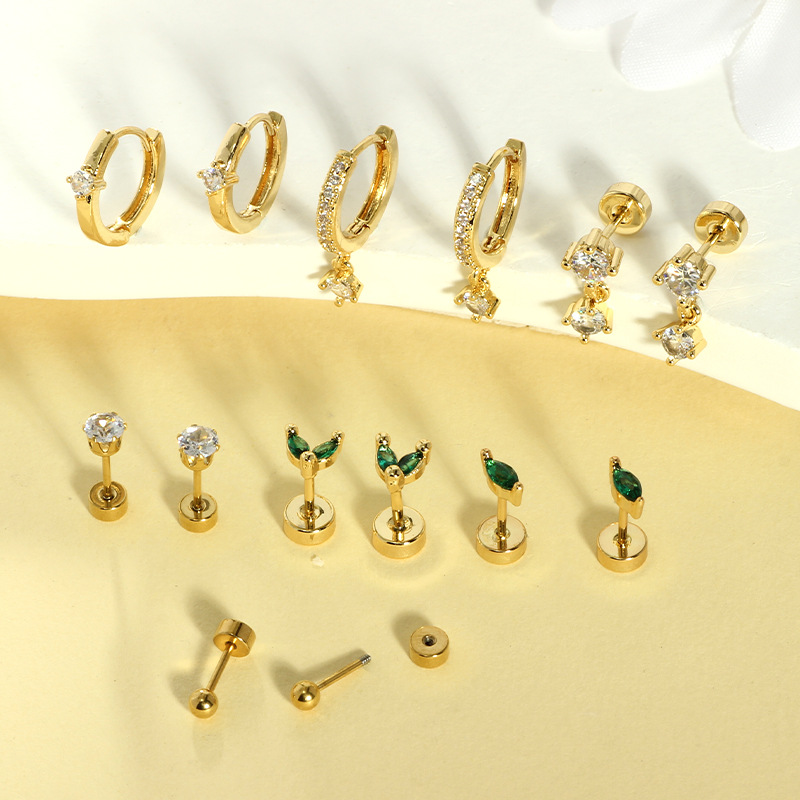 Labret piercing jewelry detail image